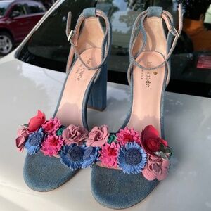 KATE SPADE🖤 Summer Floral Heels